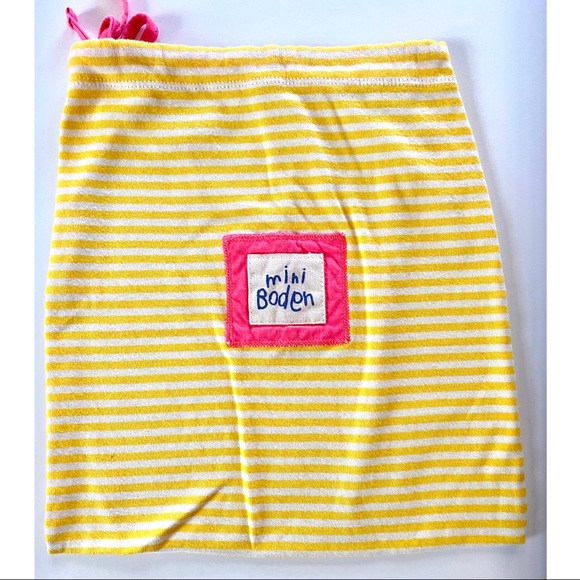 Mini Boden Striped Drawstring Bags - Picture 3 of 7